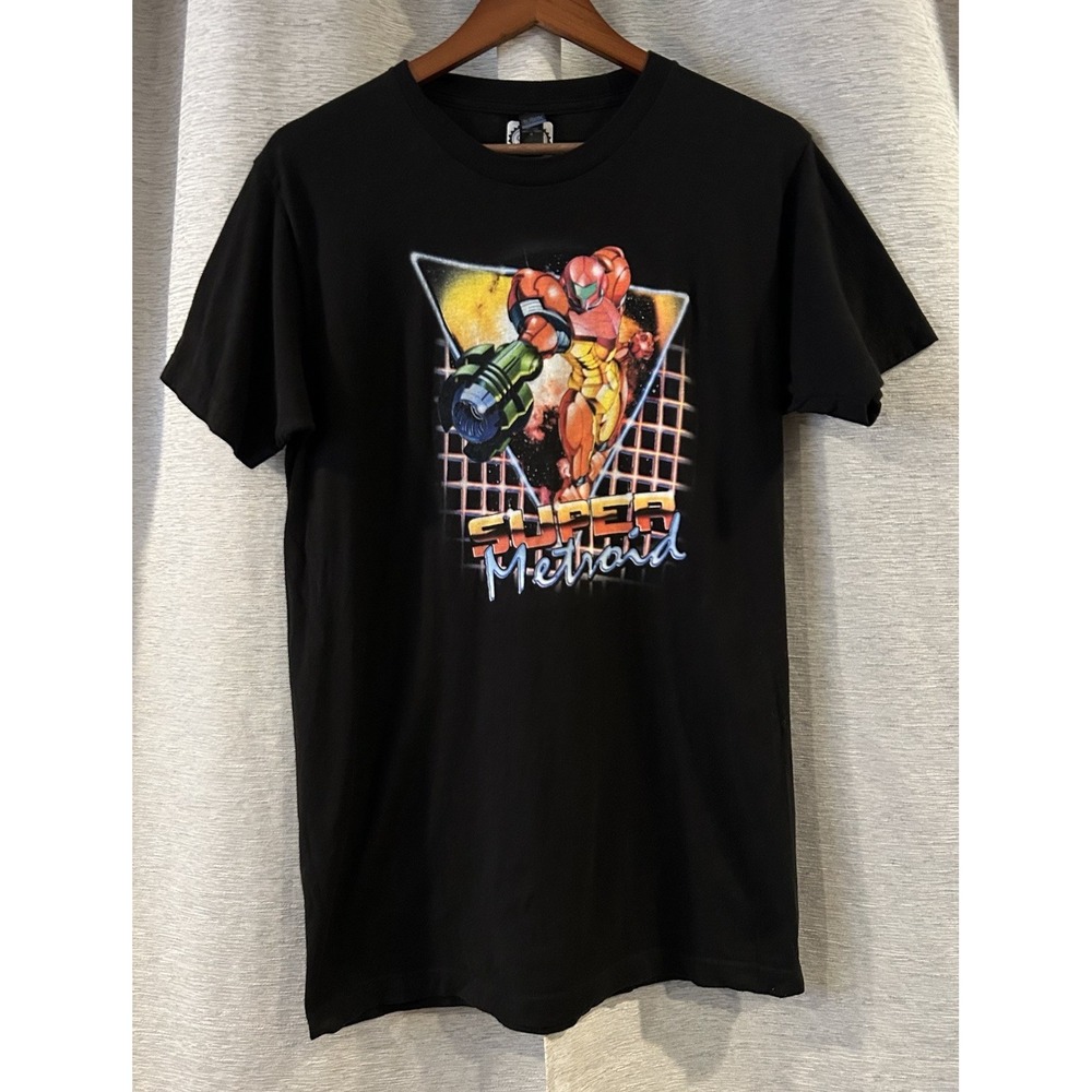 Nintendo Super Metroid Samus Fusion T-Shirt Nintendo Size Medium